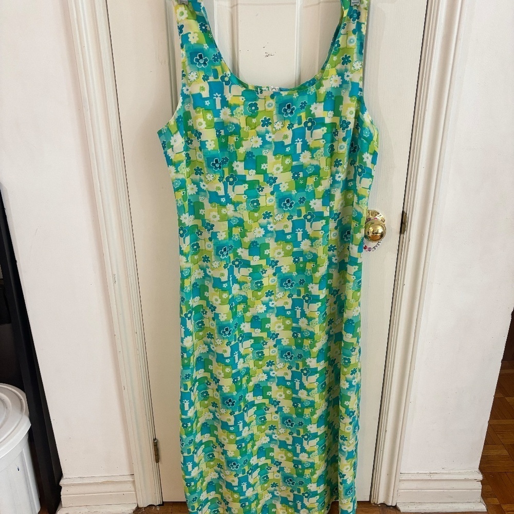 vintage Midi / maxi dress floral print